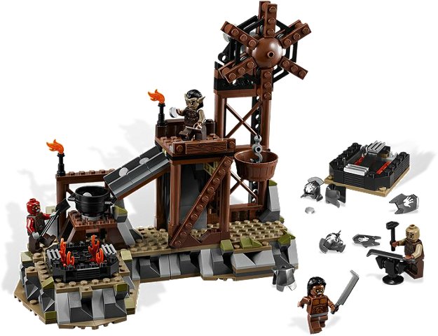 LEGO 9476 PÁN PRSTENŮ Kovárna Orků