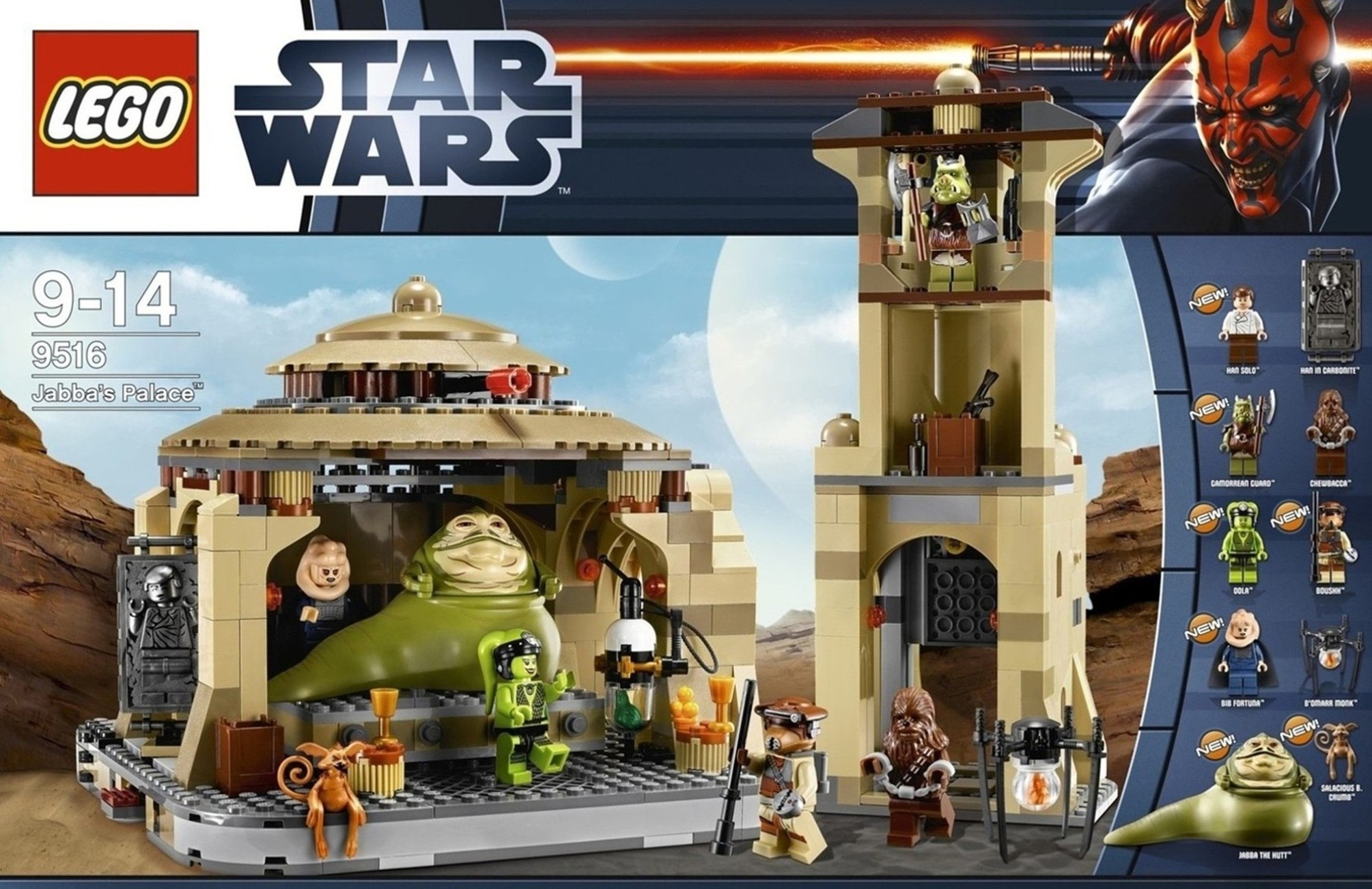 LEGO 9516 STAR WARS Jabbův palác