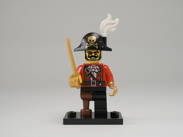 LEGO 8833 Minifigurky, série 8 - 15.kapitán pirátů