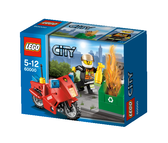 LEGO 60000 CITY - Hasičská motorka