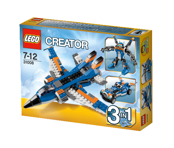 LEGO 31008 CREATOR - Burácející letoun