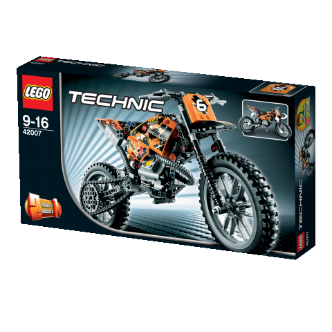 LEGO 42007 TECHNIC - Motokrosová motorka