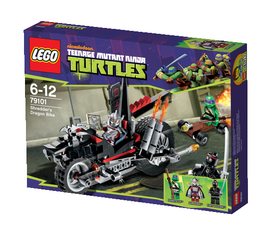 Lego Turtles - 79101 Shreddeerovo dračí vozidlo