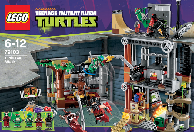 Lego Turtles - 79103 Útok na Želví doupě