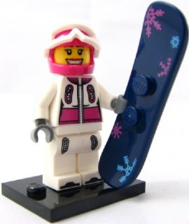 LEGO 8803 Minifigurky, série 3-5 Snowborďačka