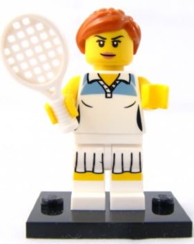 LEGO 8803 Minifigurky, série 3. - 10. Tenistka