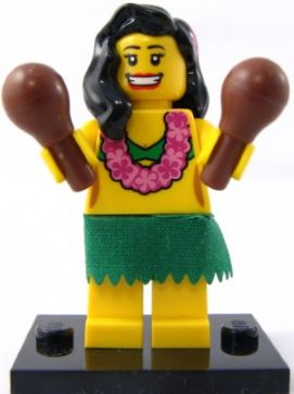 LEGO 8803 Minifigurky, série 3-14 Tahiťanka