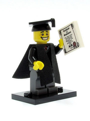LEGO 8805 Minifigurky, série 5-1 - Absolvent