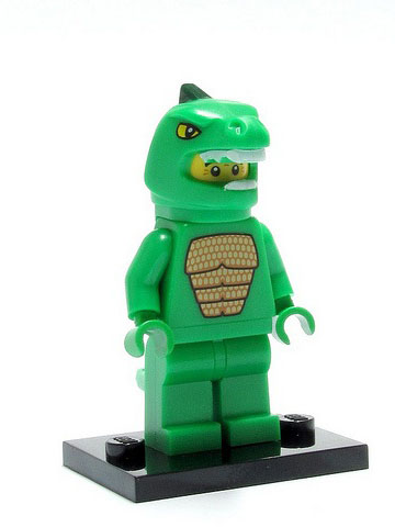 LEGO 8805 Minifigurky, série 5-6 Godzila převlek