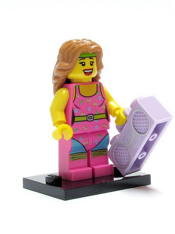 LEGO 8805 Minifigurky, série 5-10 Cvičitelka fitnes