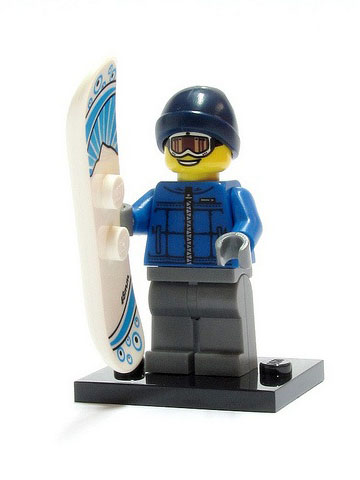 LEGO 8805 Minifigurky, série 5-16 -Snowboardista