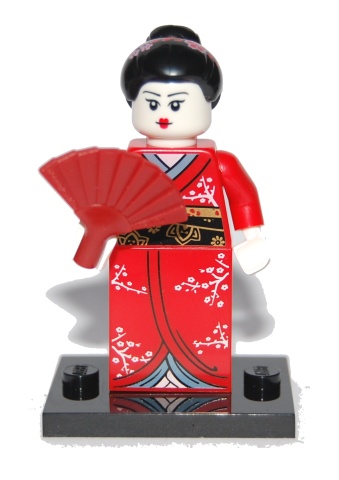 LEGO 8804 Minifigurky, série 4 - Gejša