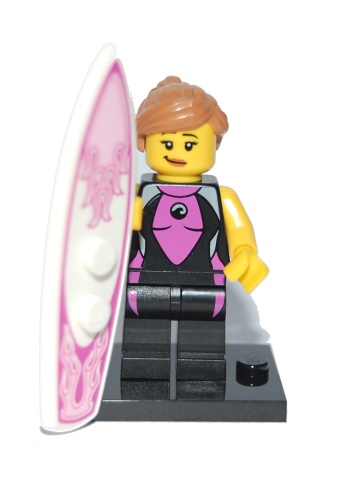 LEGO 8804 Minifigurky, série 4 - Surfařka