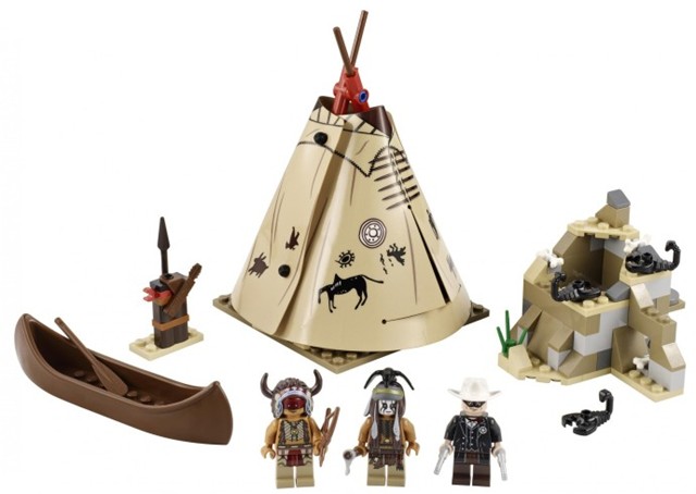 LEGO 79107 THE LONE RANGER Tábor Komančů