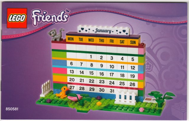 Lego 850581 Friends Kalendář 