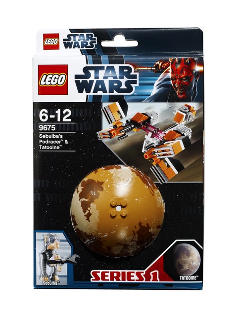 LEGO 9675 STAR WARS Závodní letoun Sebulby na planetě Tatooine
