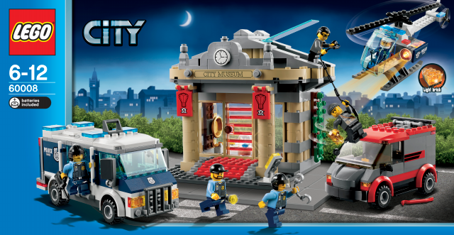 LEGO 60008 CITY - Krádež v muzeu