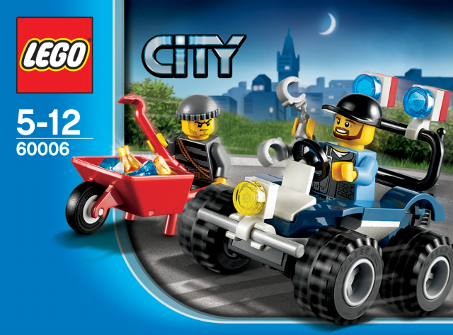 LEGO 60006 CITY - Policejní čtyřkolka