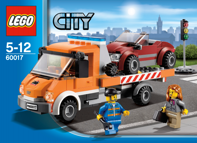 LEGO 60017 CITY - Auto s plochou korbou