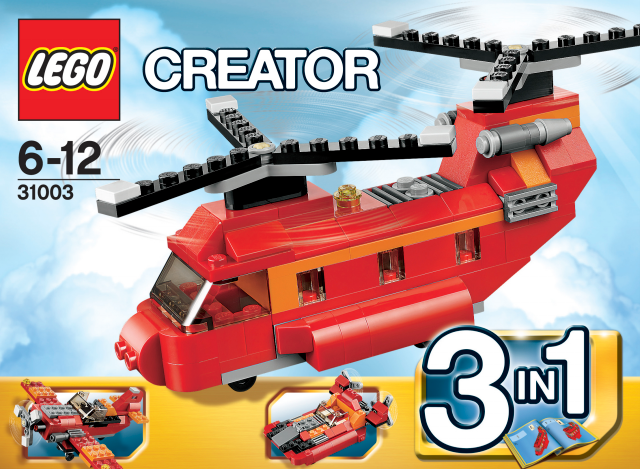 LEGO 31003 CREATOR - Červený vrtulník