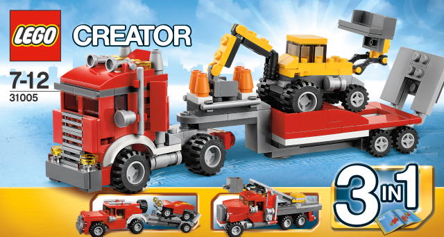 LEGO 31005 CREATOR - Přeprava strojů