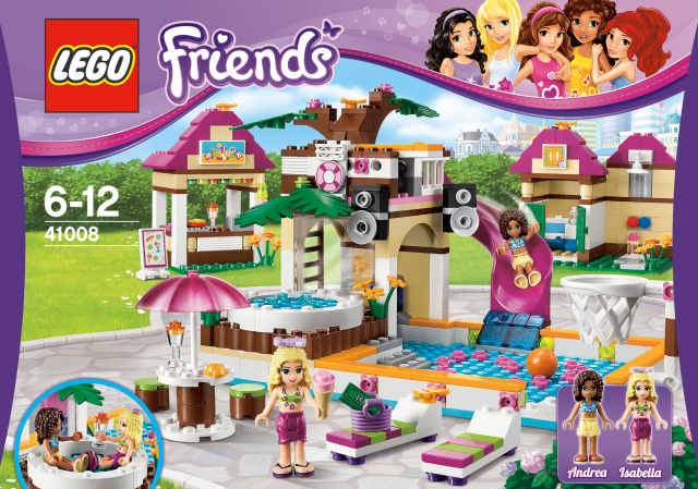LEGO 41008 FRIENDS - Koupaliště v Heartlake