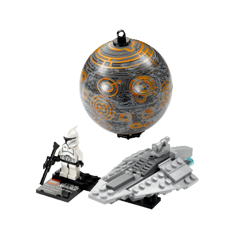 LEGO 75007 STAR WARS Republic Assault Ship & Planet Coruscant
