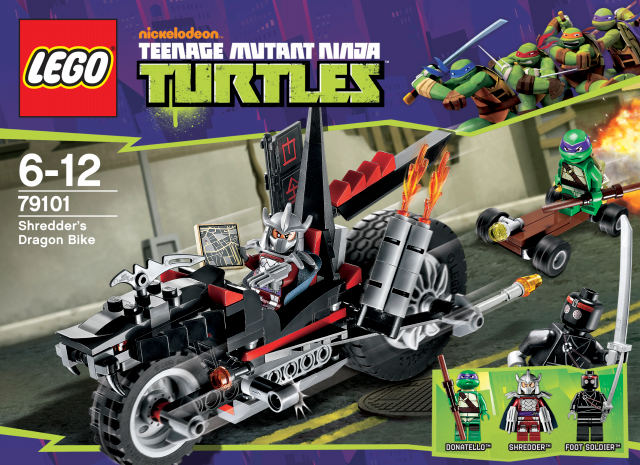 Lego Turtles - 79101 Shreddeerovo dračí vozidlo