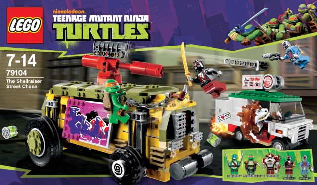 Lego Turtles - 79104 Honička v Želvím transportéru