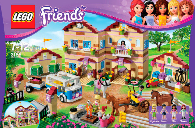 LEGO 3185 Friends - Prázdninový jezdecký tábor