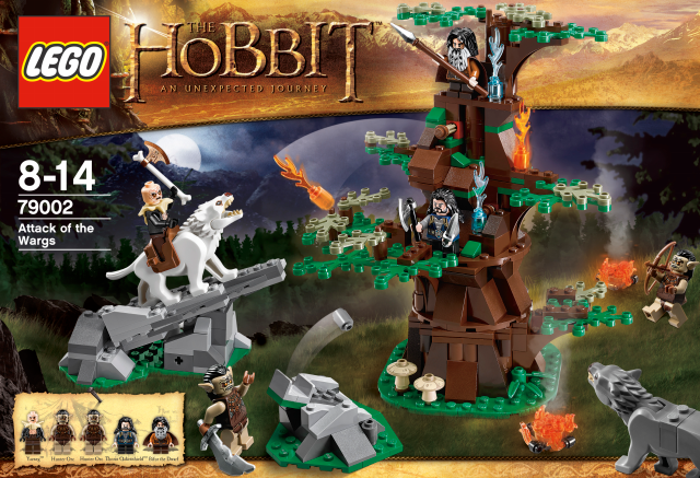 LEGO 79002 HOBBIT Útok divokých vlků