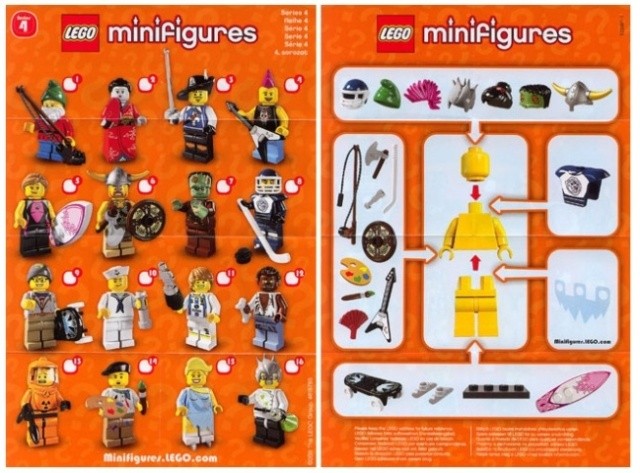 LEGO 8804 Minifigurky, série 4 - Rocker