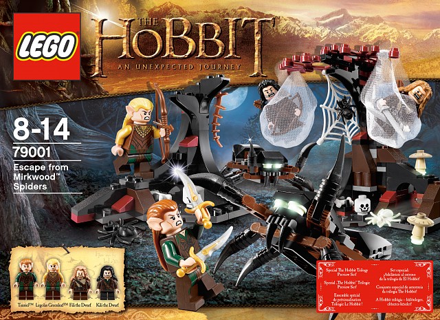 LEGO 79001 HOBBIT Únik před pavouky z Mirkwoodu