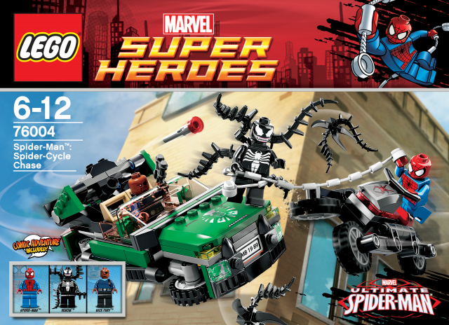 LEGO Super Heroes 76004 Spiderman: Honička na motorce