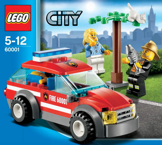 LEGO 60001 CITY - Auto velitele hasičů