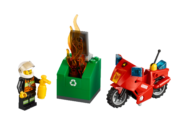 LEGO 60000 CITY - Hasičská motorka