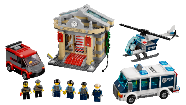 LEGO 60008 CITY - Krádež v muzeu
