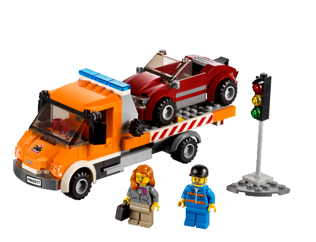 LEGO 60017 CITY - Auto s plochou korbou