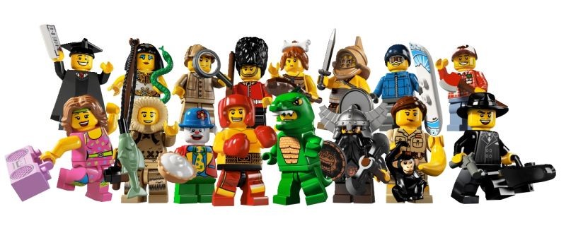 LEGO 8805 Minifigurky, série 5-16 -Snowboardista