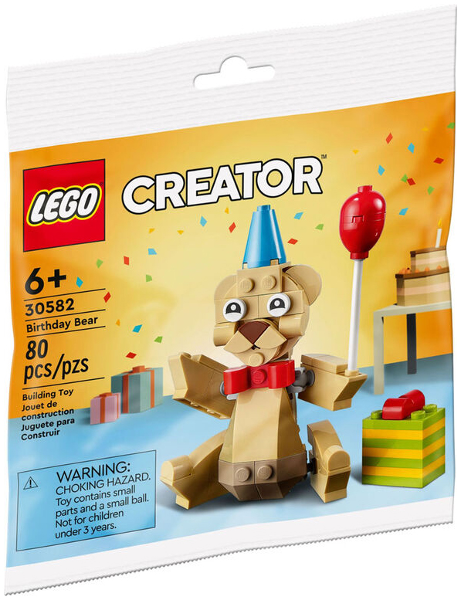Lego 30582 Narozeninový medvídek