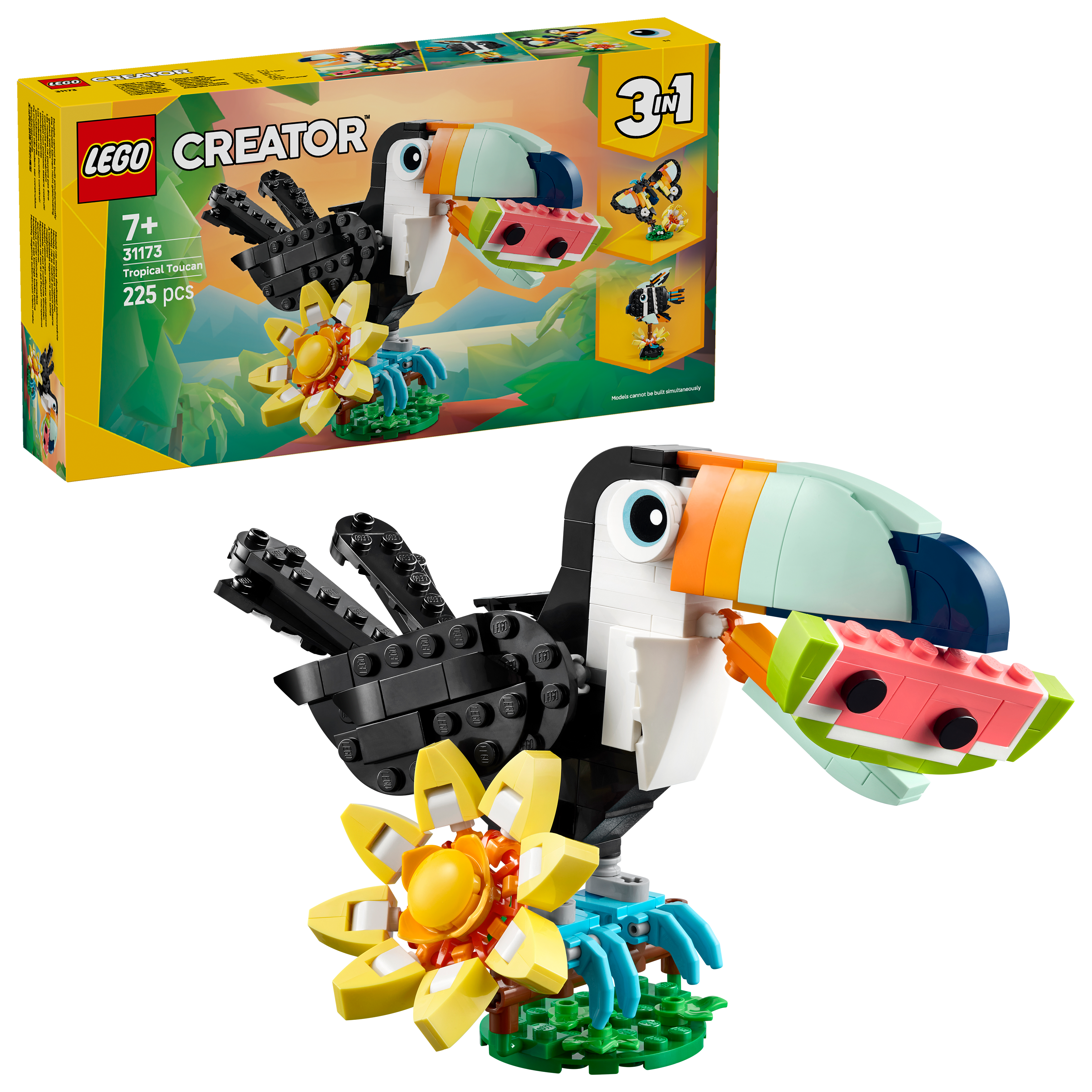 LEGO® Creator 3 v 1 31173 Divoká zvířata: Tropický tukan