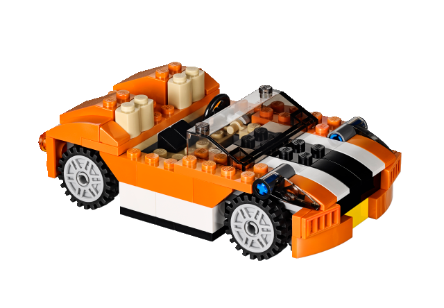LEGO Creator 31017 Oranžový závoďák