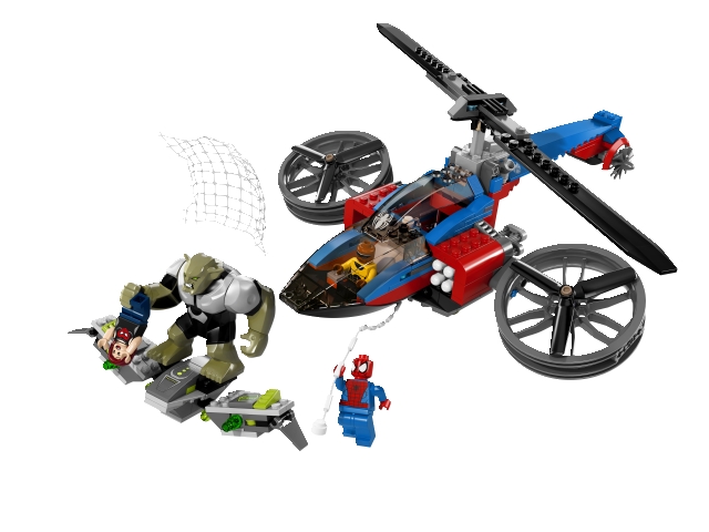 LEGO Super Heroes 76016 Pavoučí záchranný vrtulník