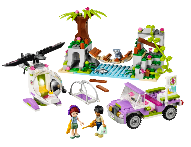 LEGO Friends 41036 Záchrana na mostě v džungli