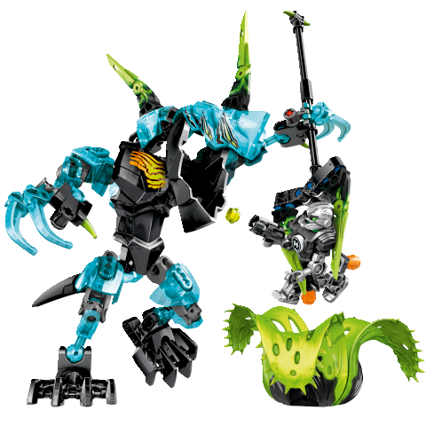LEGO Hero Factory 44026 Monstrum CRYSTAL versus BULK