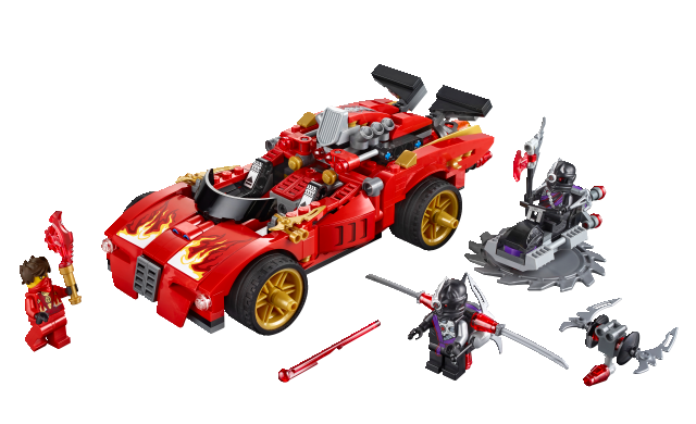 LEGO Ninjago 70727 Kaiův červený bourák X-1