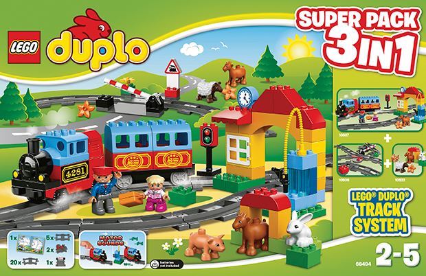 LEGO DUPLO 66494 Výhodné balení Vláčky 3 v 1