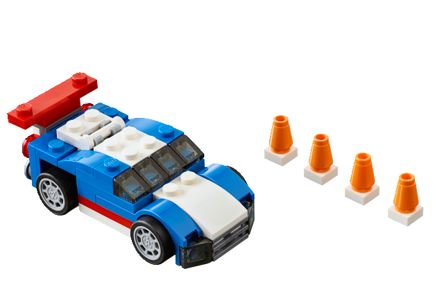 LEGO 31027 CREATOR Modrý závoďák