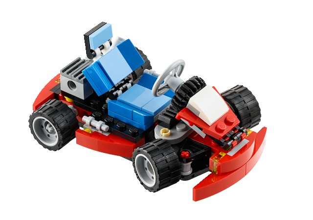 LEGO 31030 CREATOR Červená motokára