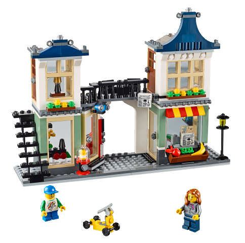 LEGO 31036 CREATOR Obchod s hračkami a potravinami